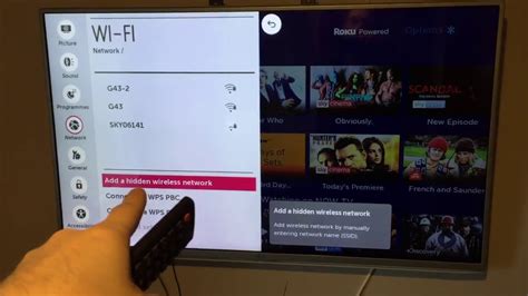 how to hook up my smart tv to the internet